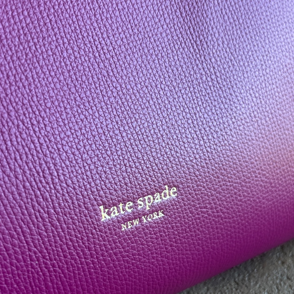 Kate Spade Molly Tote with Wristlet Metallic Pink - Picture 13 of 17